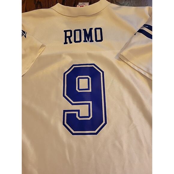 Tony Romo Dallas COWBOYS Mens Size Medium Jersey NFL Football Top Shirt - Picture 8 of 8